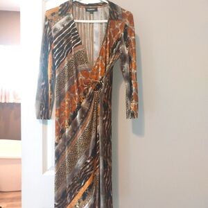 GLAMOUR Egypt Animal Print Dress Sz 10